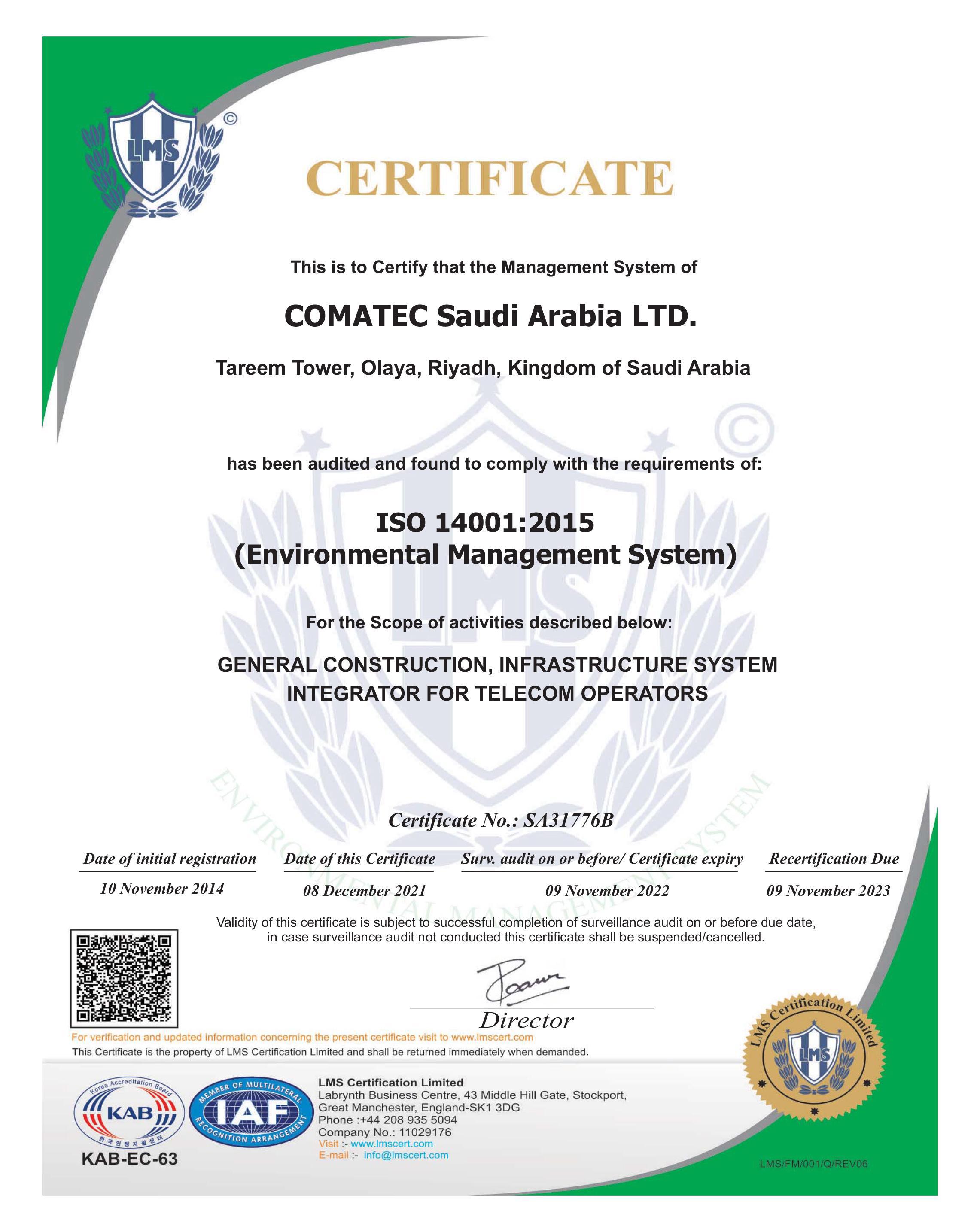 ISO 14001: 2015